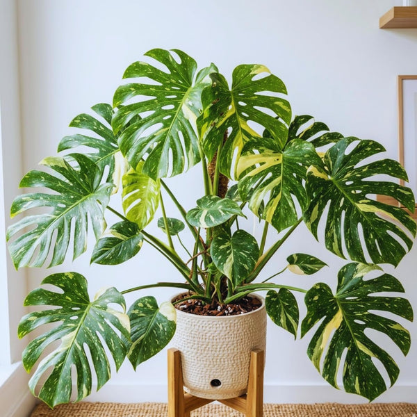 Monstera Plant Live, Outdoor Garden Plant, 5-8 Inch Tall