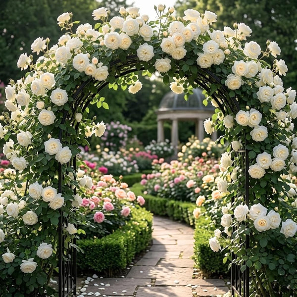 Climbing Rose Plant Live, Reblooming Rose Bush, 2-3 Inch Tall